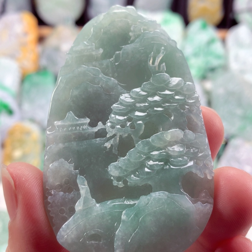【闪购商品】翡翠吊坠(不含链)未镶嵌