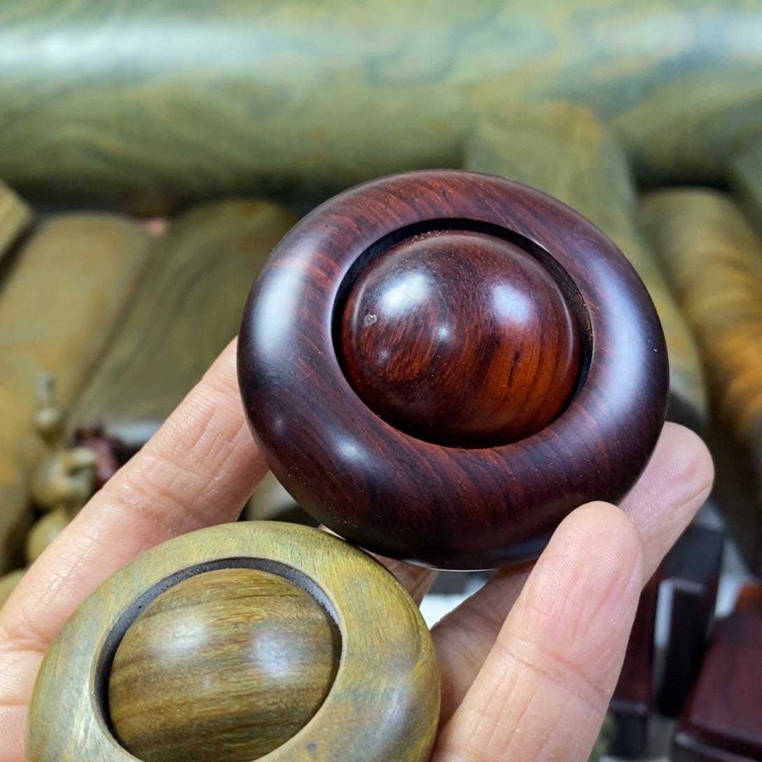 陶瓷绿檀木制工艺品52