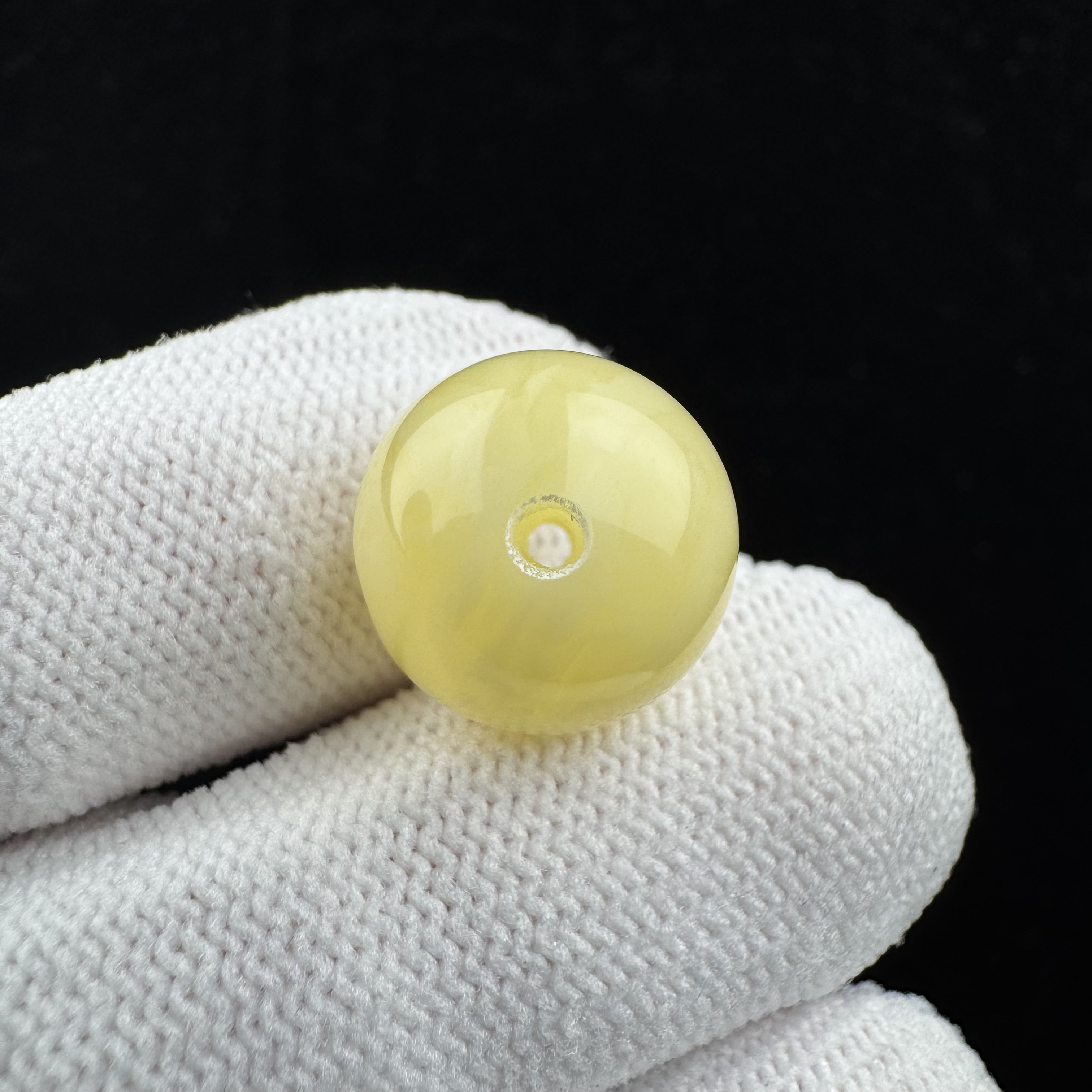 A3029天然蜜蜡制品 圆珠13.9mm一物一图假一罚十