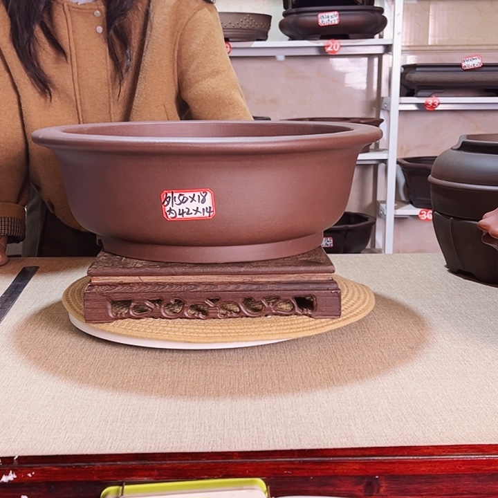 紫砂花盆紫砂花盆