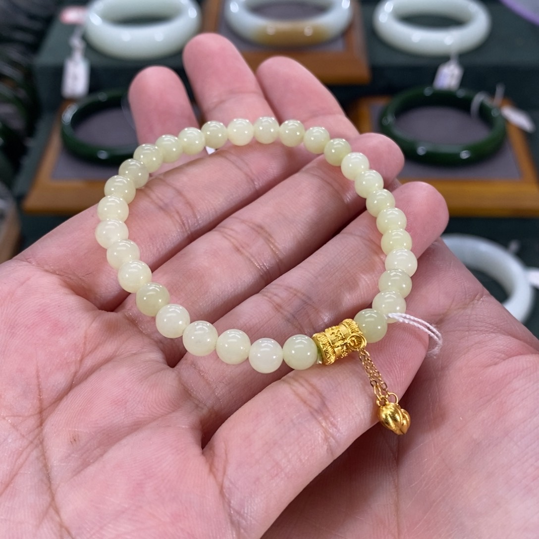 和田玉手链未镶嵌