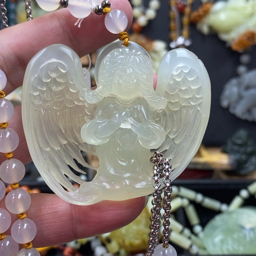 【闪购商品】蛇纹石玉吊坠未镶嵌