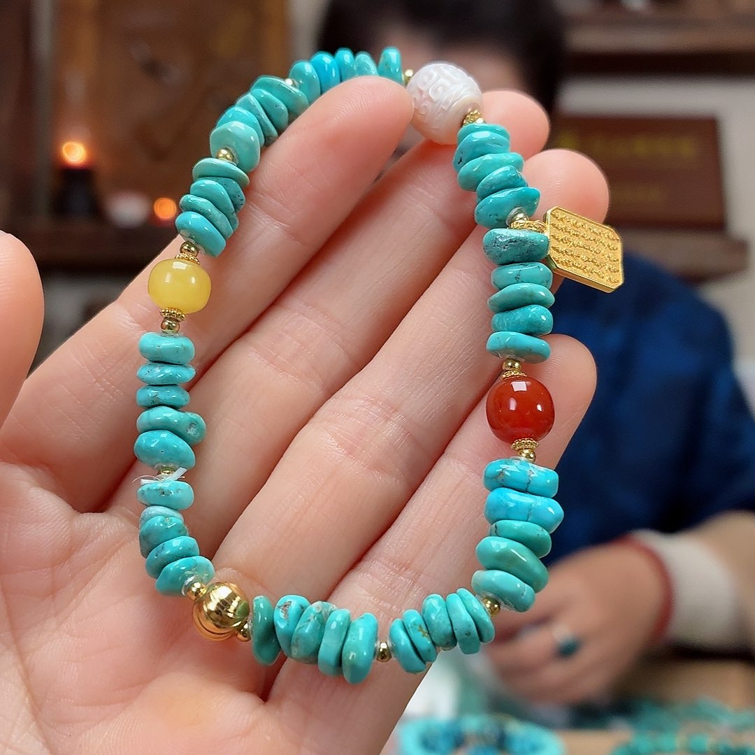 未镶嵌绿松石珠宝奇石