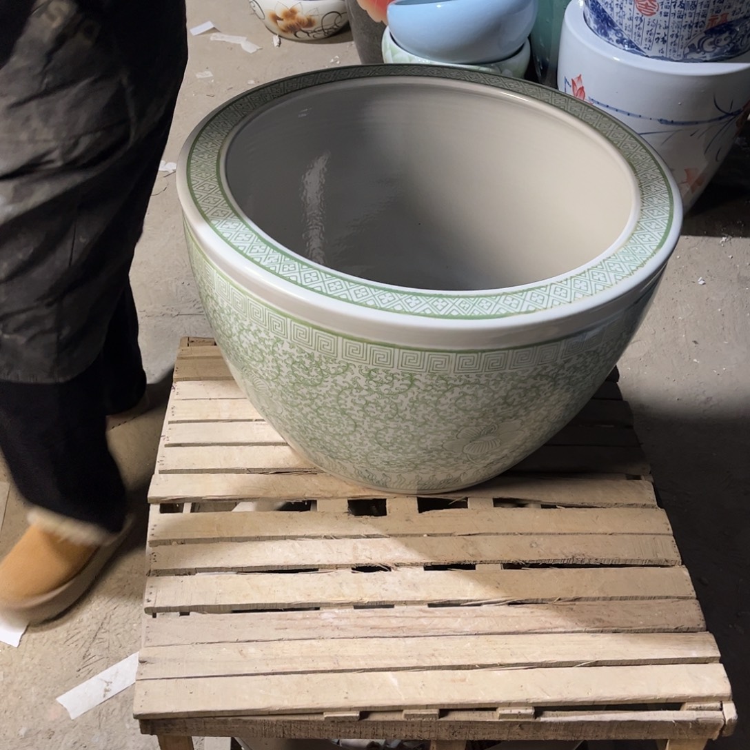 瓷片绿勾莲52.88888888