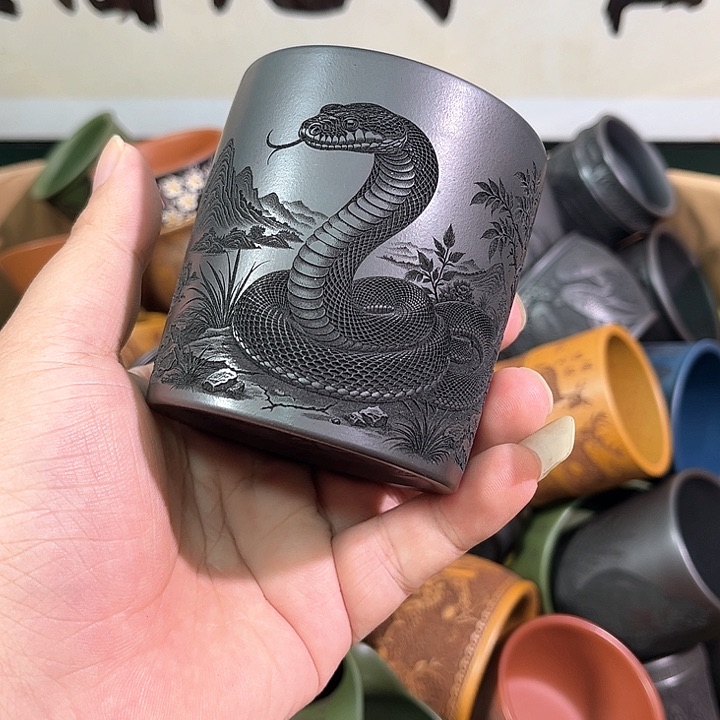 茶杯紫砂全手工紫砂主人杯