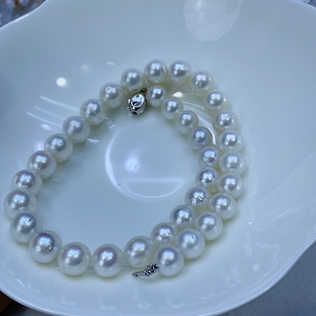 海水珍珠颈饰银S925镶嵌