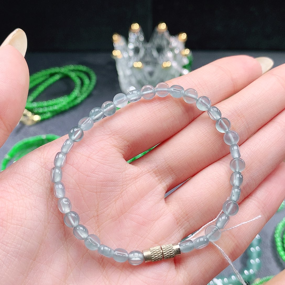 翡翠未镶嵌手链手链