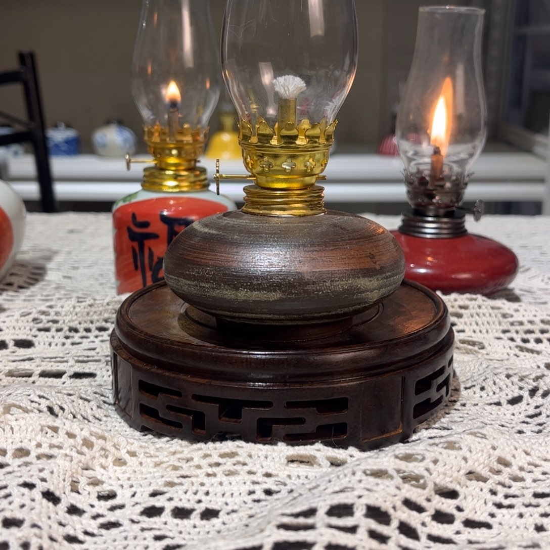 摆件景德镇陶瓷香薰灯