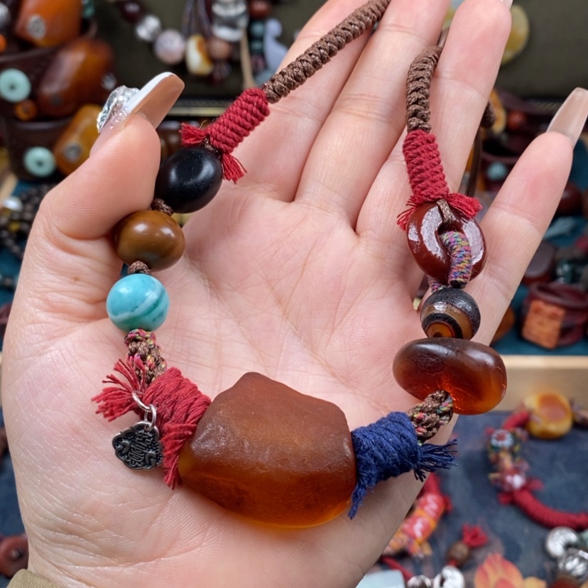 【闪购商品】蜜蜡颈饰未镶嵌项链