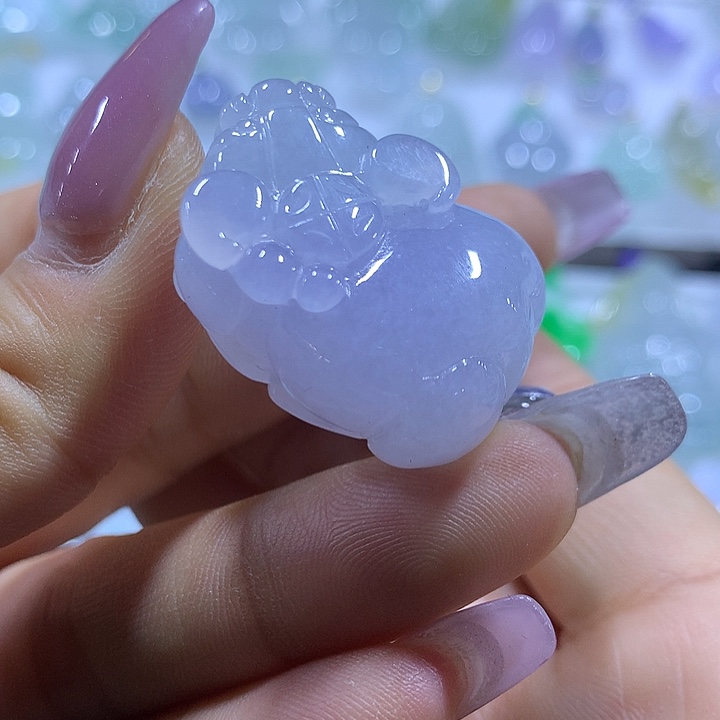 翡翠未镶嵌颈饰天然翡翠A货吊坠