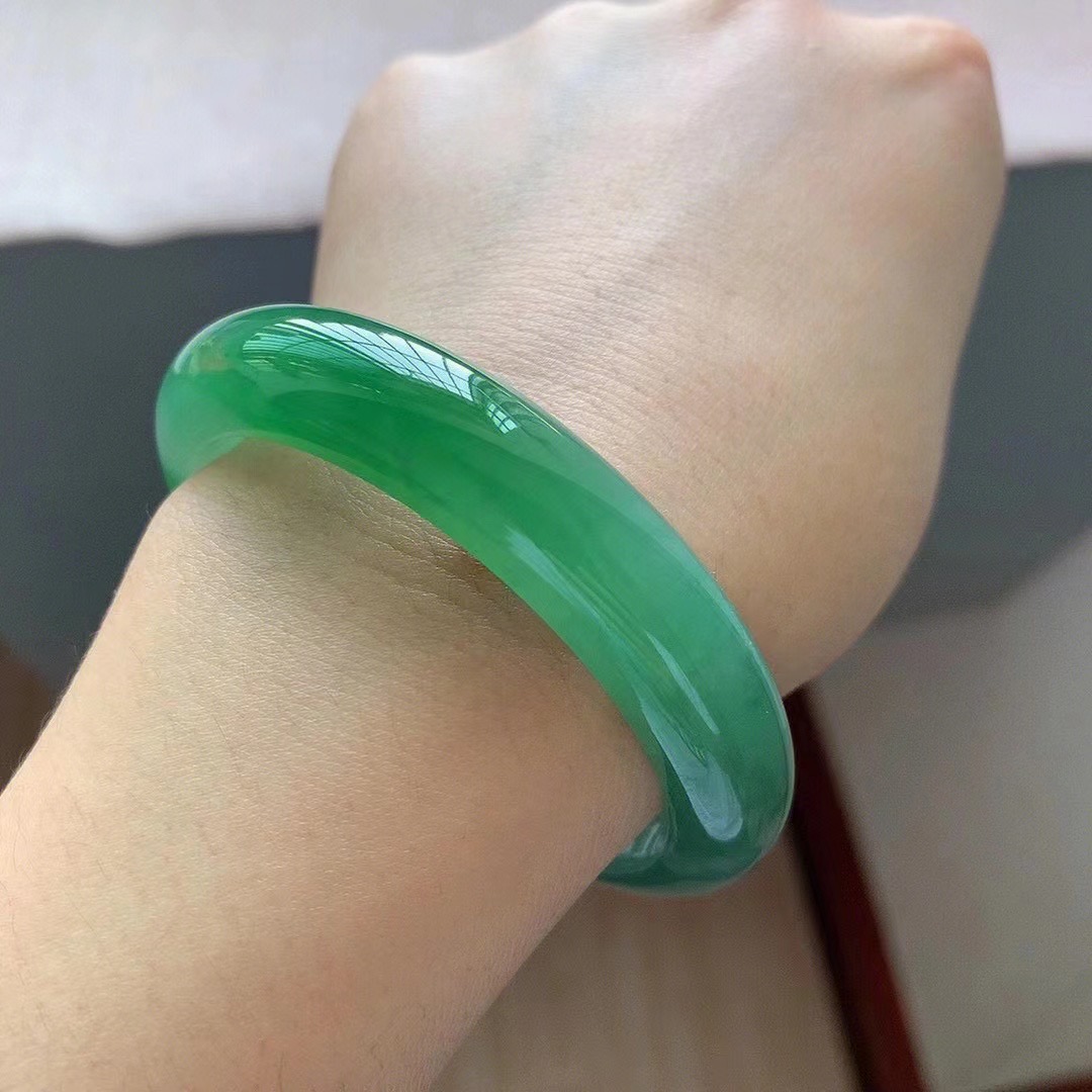 A时尚缅风美人翠饰品手镯【直播专用链接】