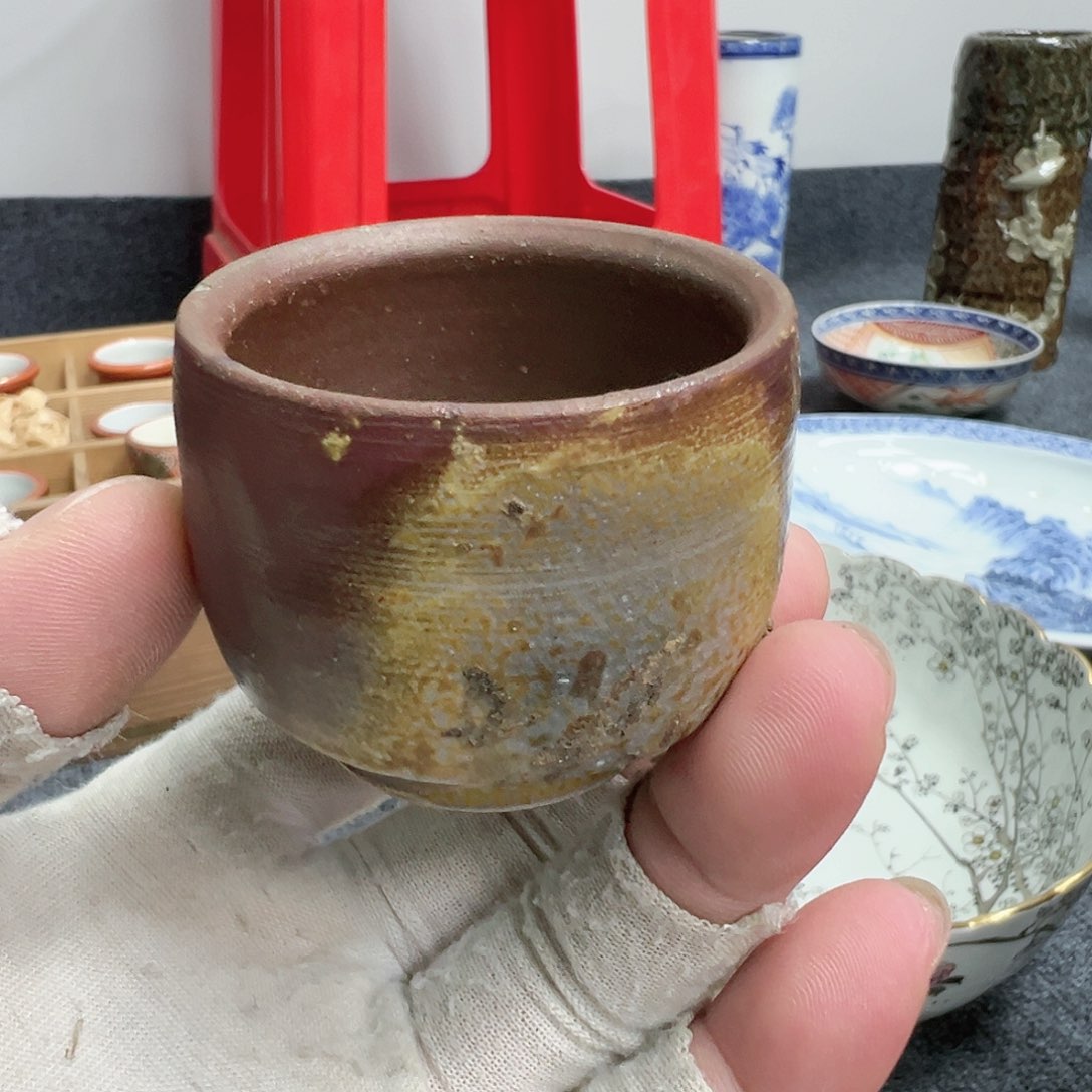 柴窑茶具茶杯茶壶备前