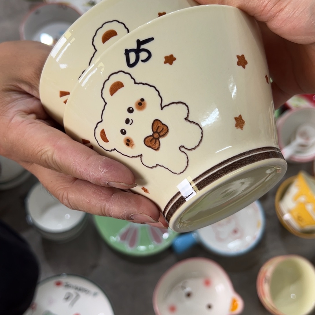 高温陶瓷釉下彩微瑕