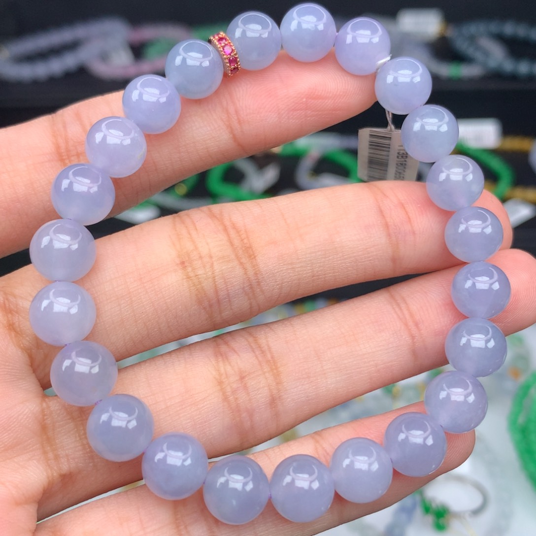 翡翠手链未镶嵌卡