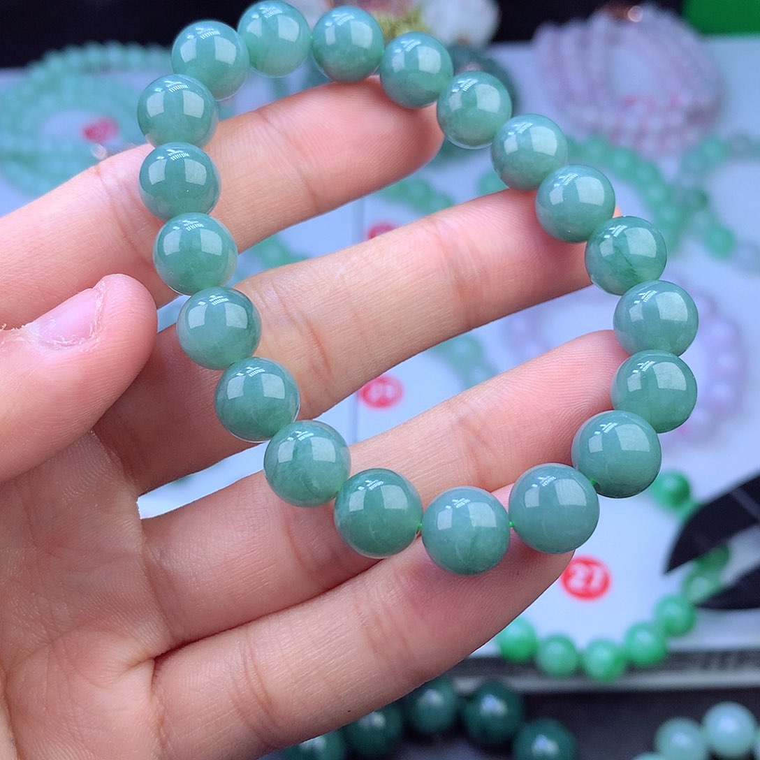 翡翠未镶嵌毛衣链
