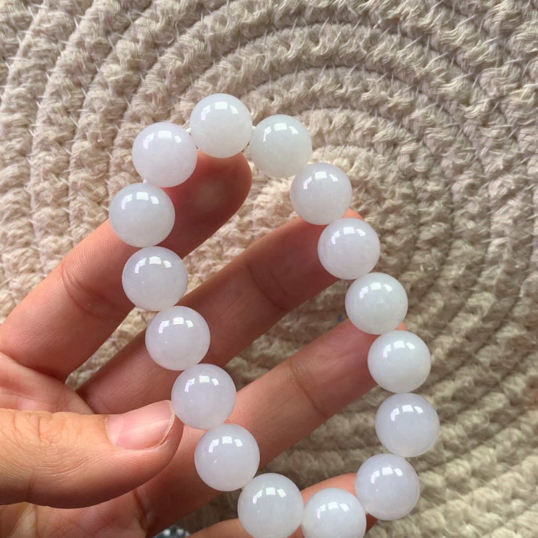 翡翠未镶嵌颈饰天然翡翠卡12手串定金