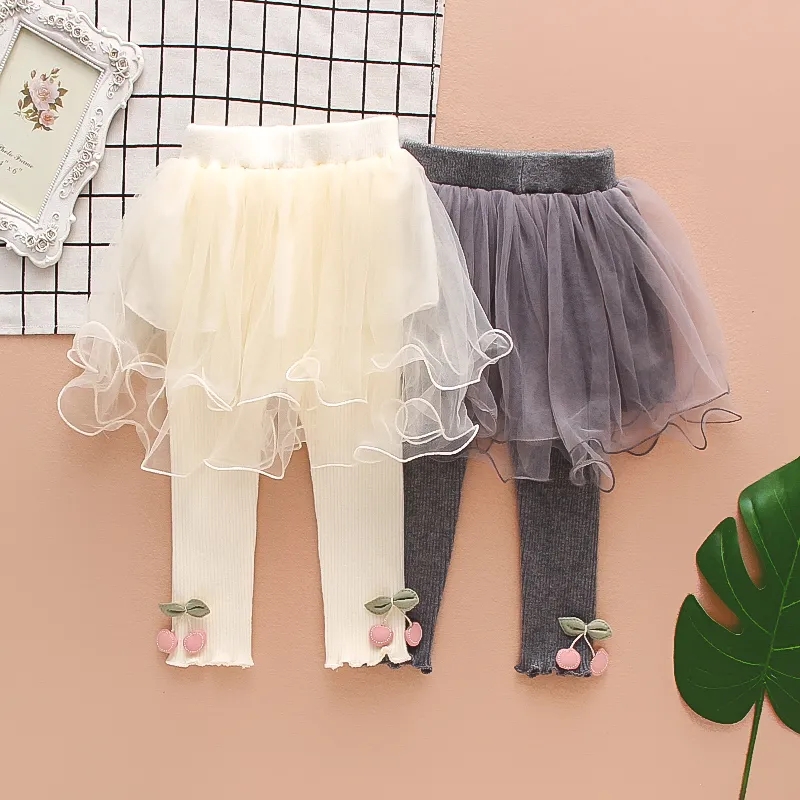 女童打底裤裙2025春秋装儿童外穿裤子假两件春季洋气裙裤女孩长裤