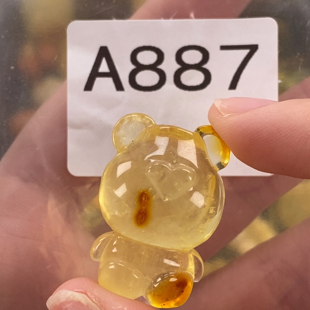 琥珀未镶嵌珠宝奇石