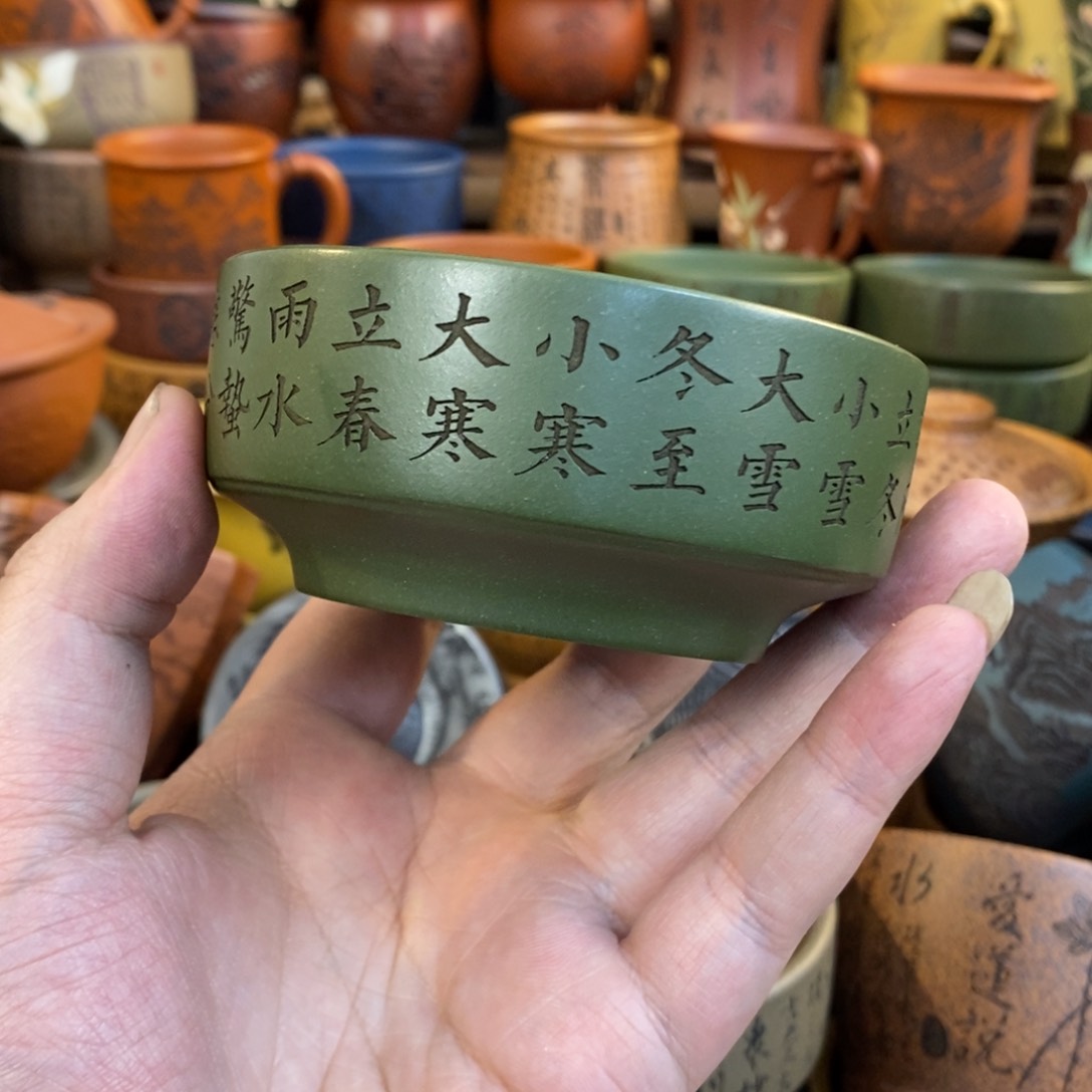 紫砂杯子宜兴全手工紫砂杯