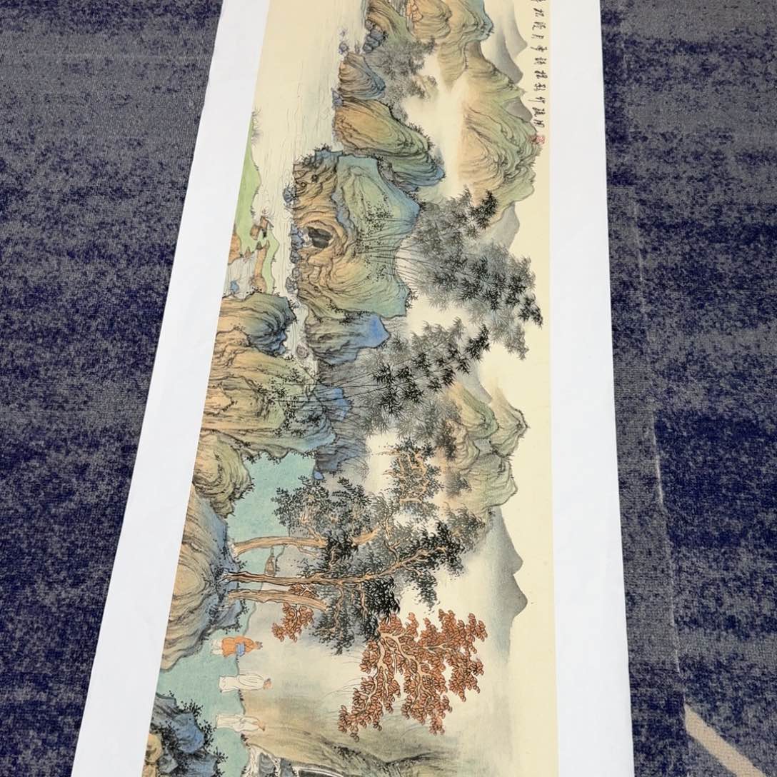 国画国画作品山水花鸟纯手绘