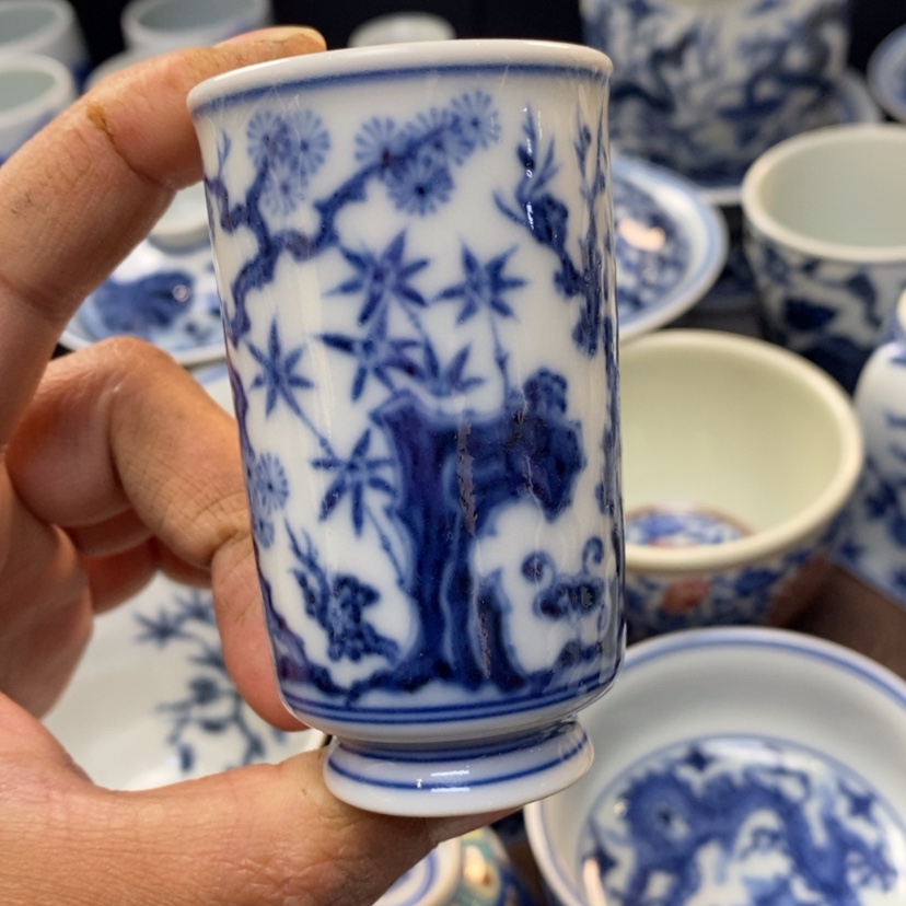 【闪购商品】景德镇青花主人杯