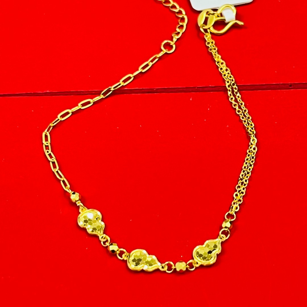 【小琪金选】足金999 5G葫芦手链 2.97