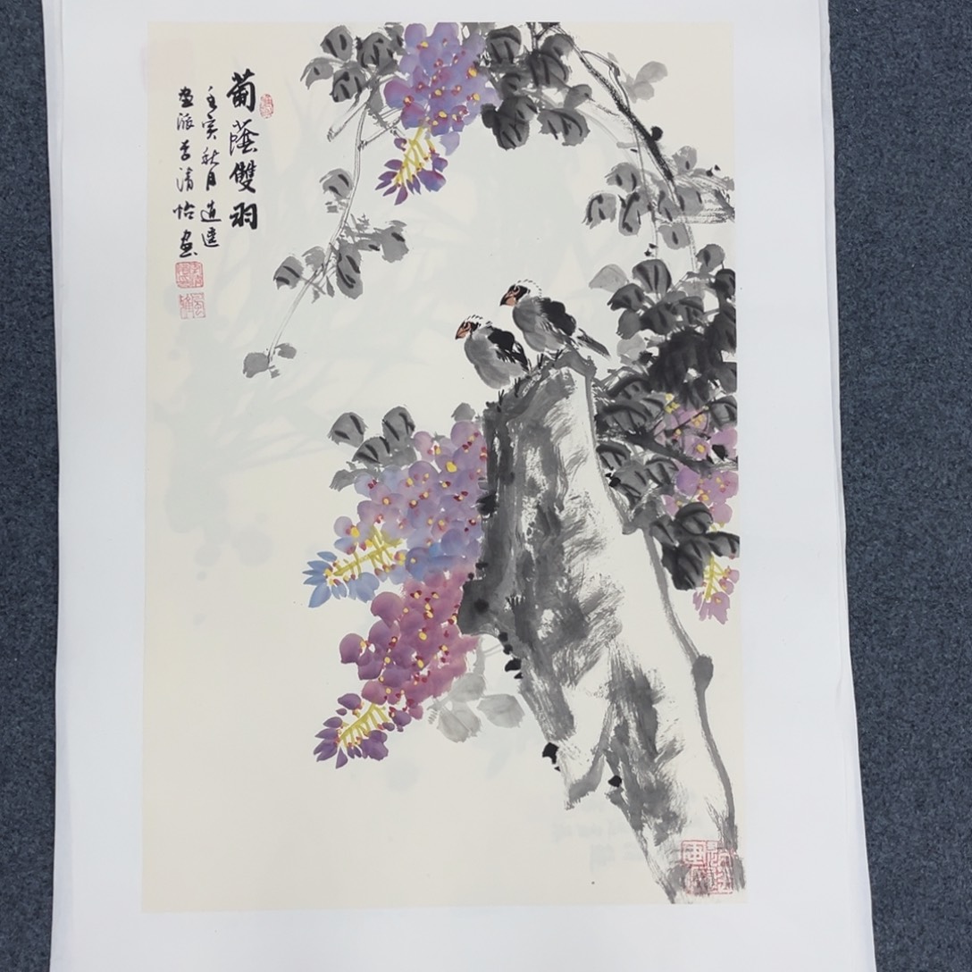 国画手绘画作品和绘画