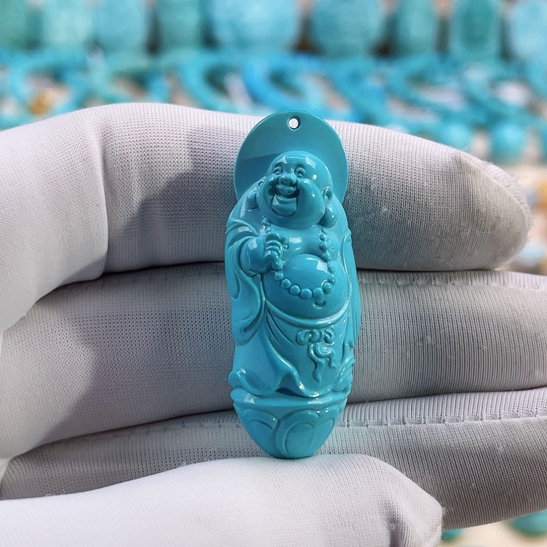 绿松石珠宝奇石未镶嵌