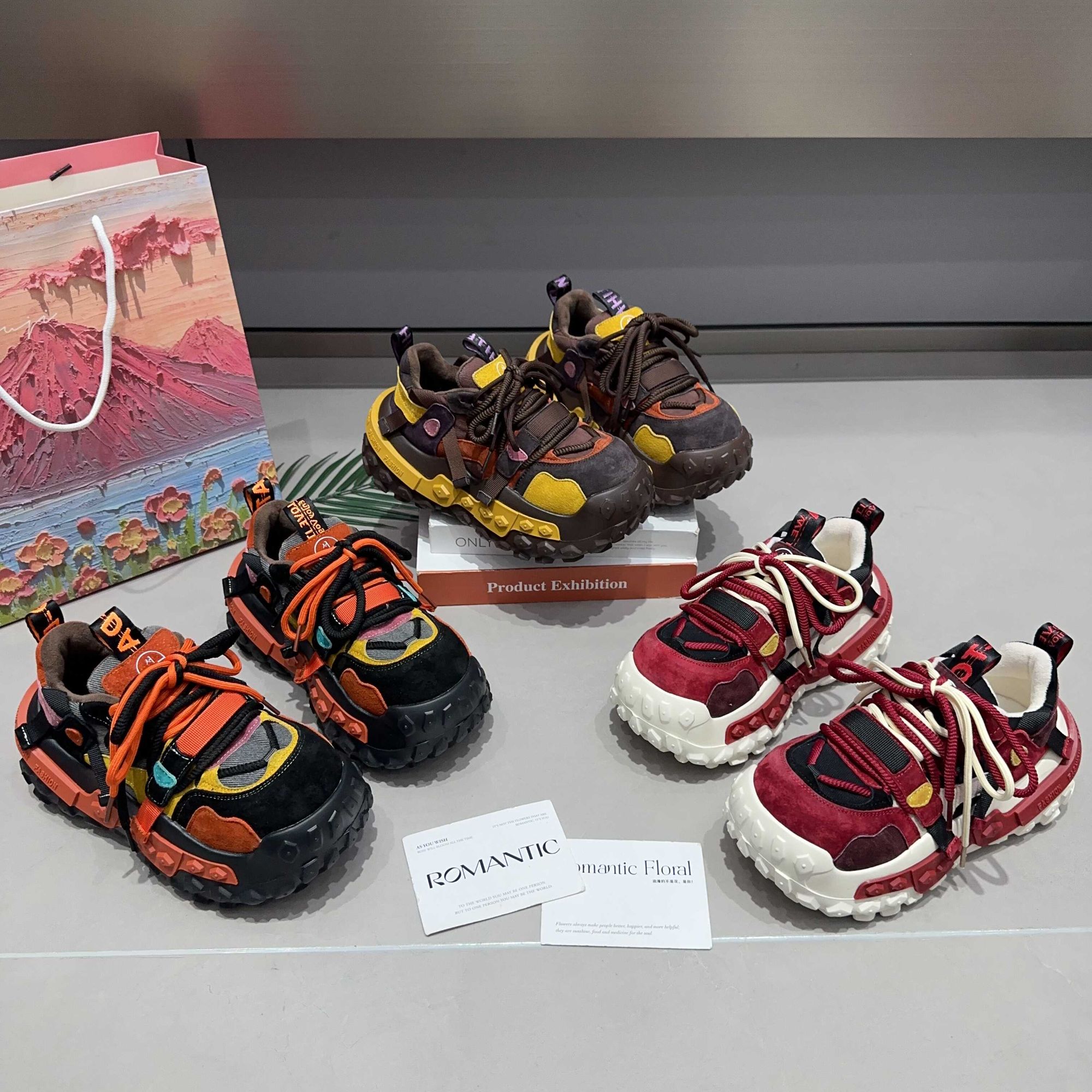 【uu】【加绒/单里】2025冬季加绒厚底老爹鞋轮胎底运动休闲时尚女鞋