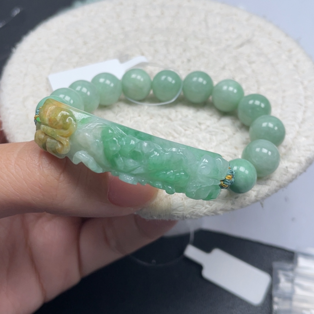 翡翠未镶嵌手链天然A货缅甸翡翠