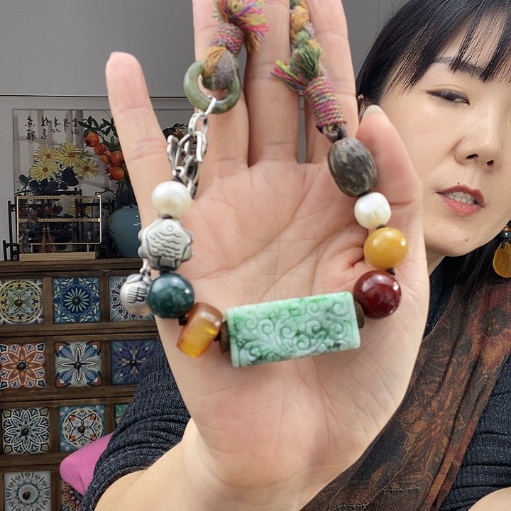 翡翠项链未镶嵌项链