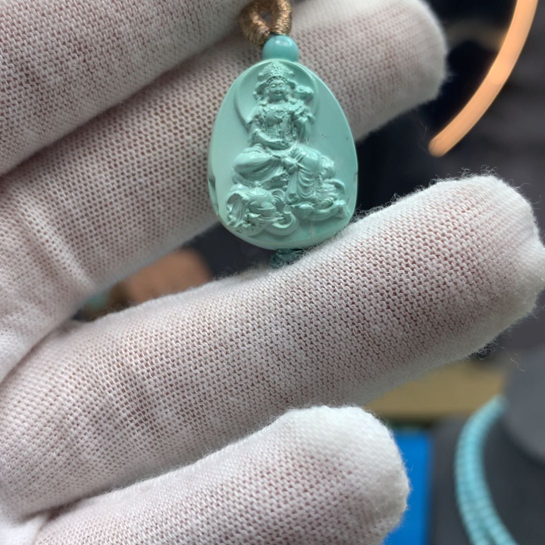 绿松石挂件未镶嵌