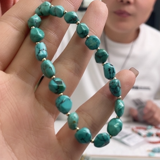 未镶嵌绿松石珠宝奇石
