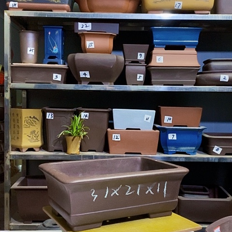 红陶宜兴紫砂花盆