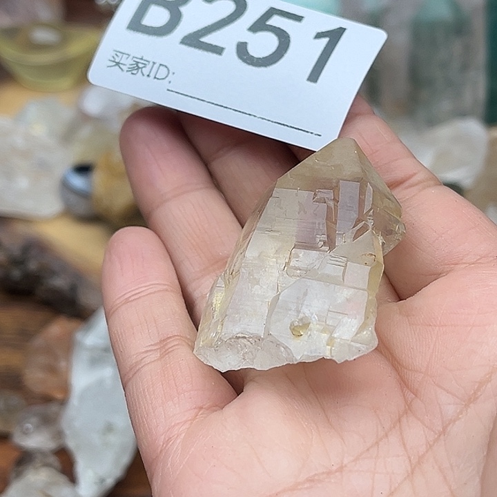 悦***心珠宝半成品未镶嵌水晶默认微瑕