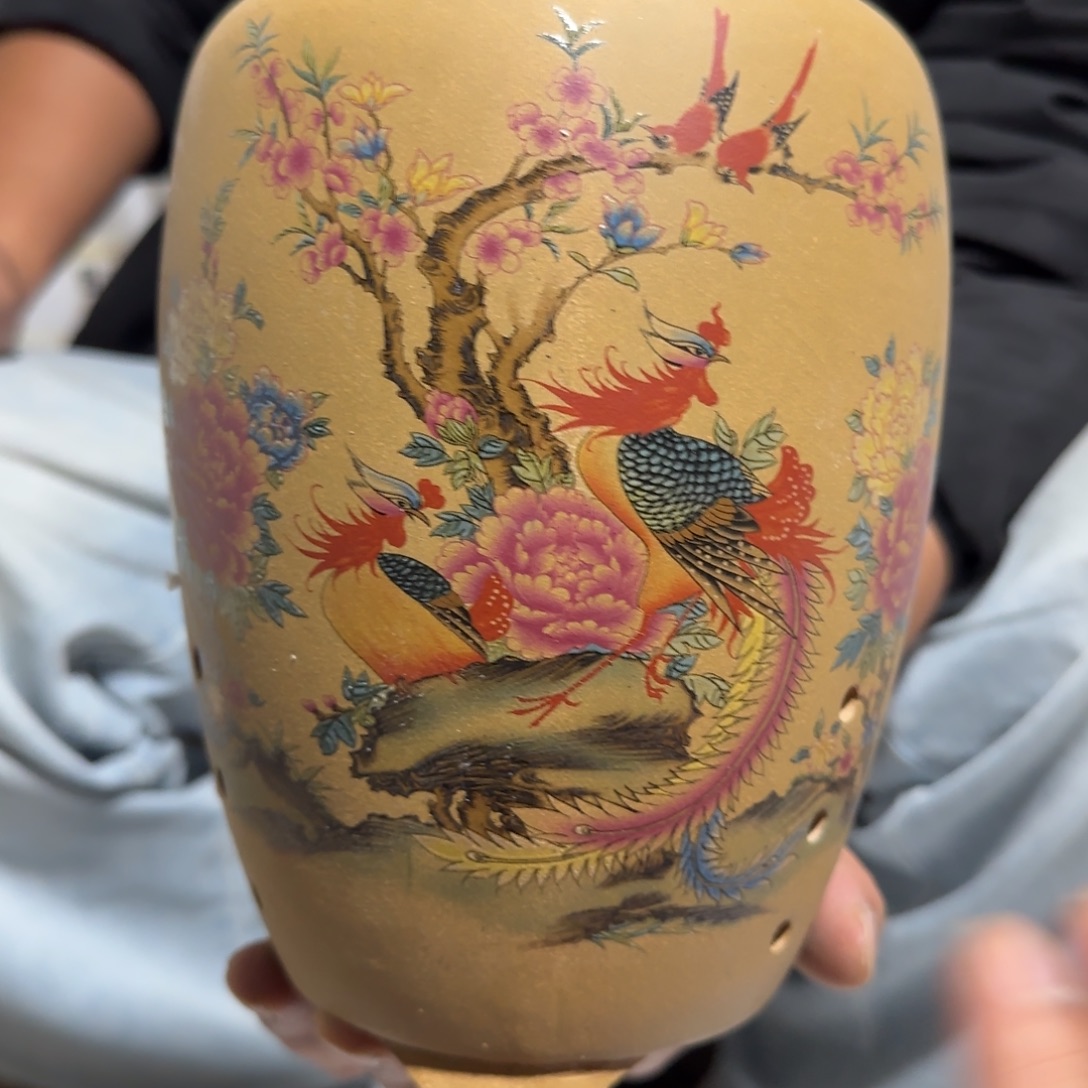 紫砂花盆口径15厘米