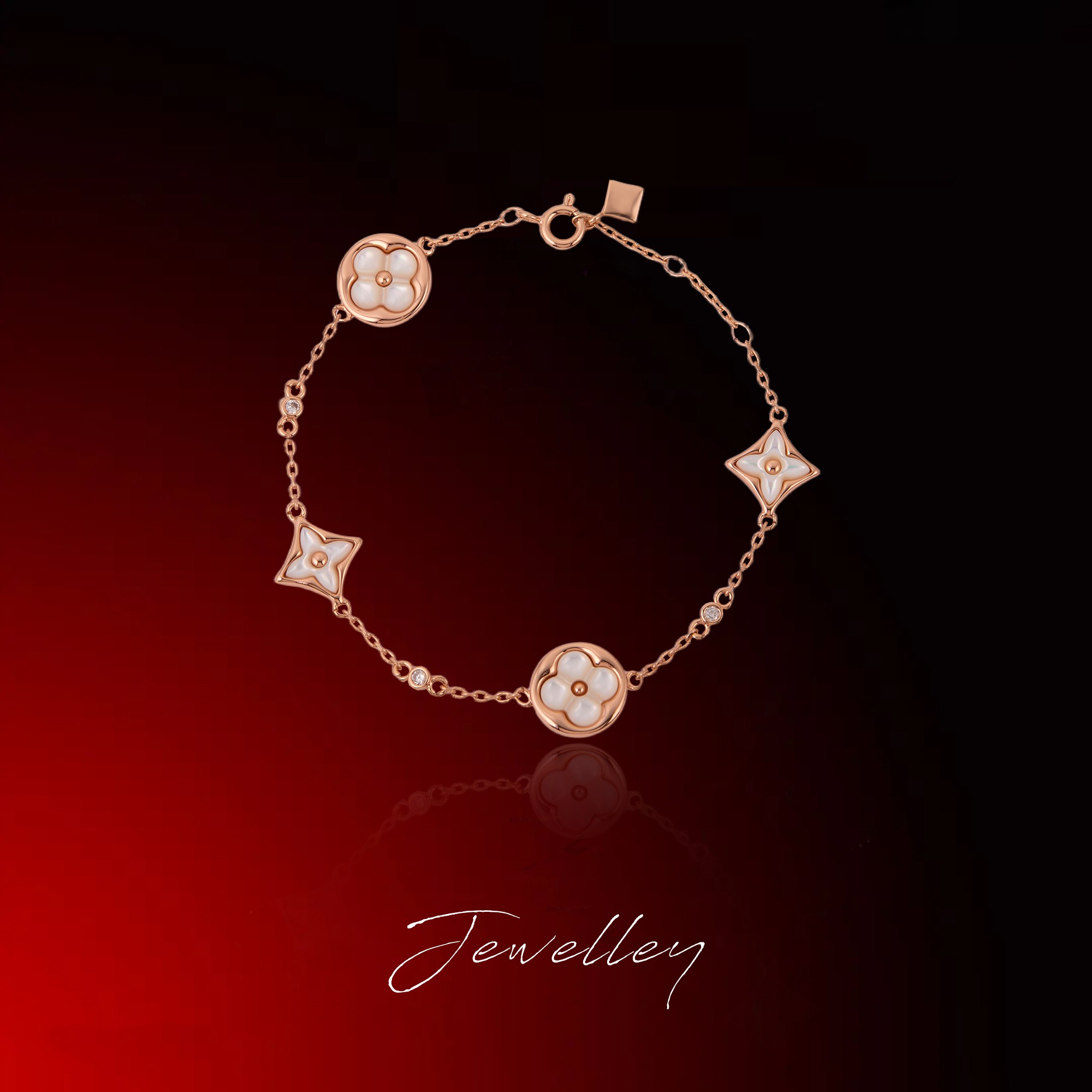 OuQ925银轻奢气质手链首饰女款AL210009