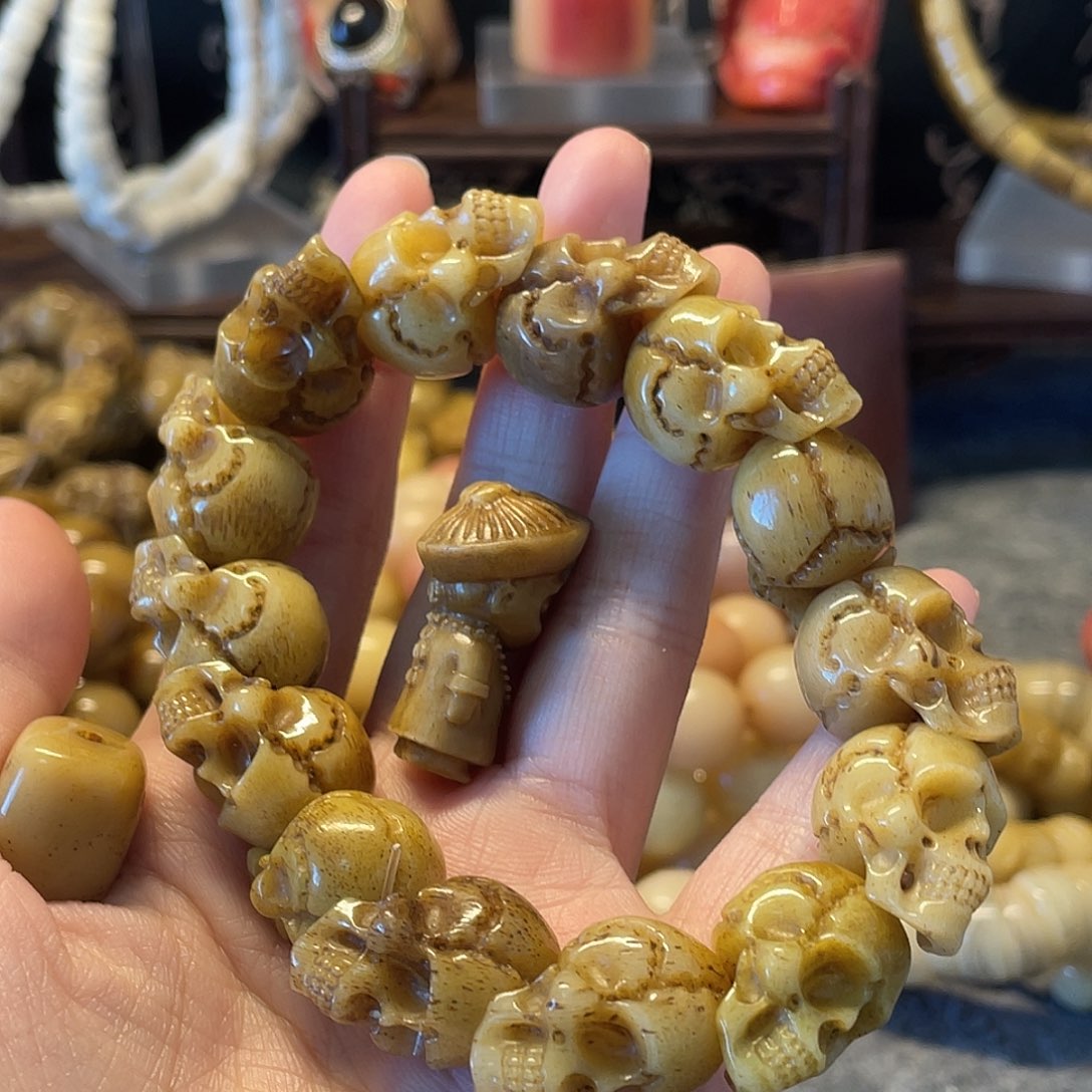 驼骨手串/手链骷髅手串