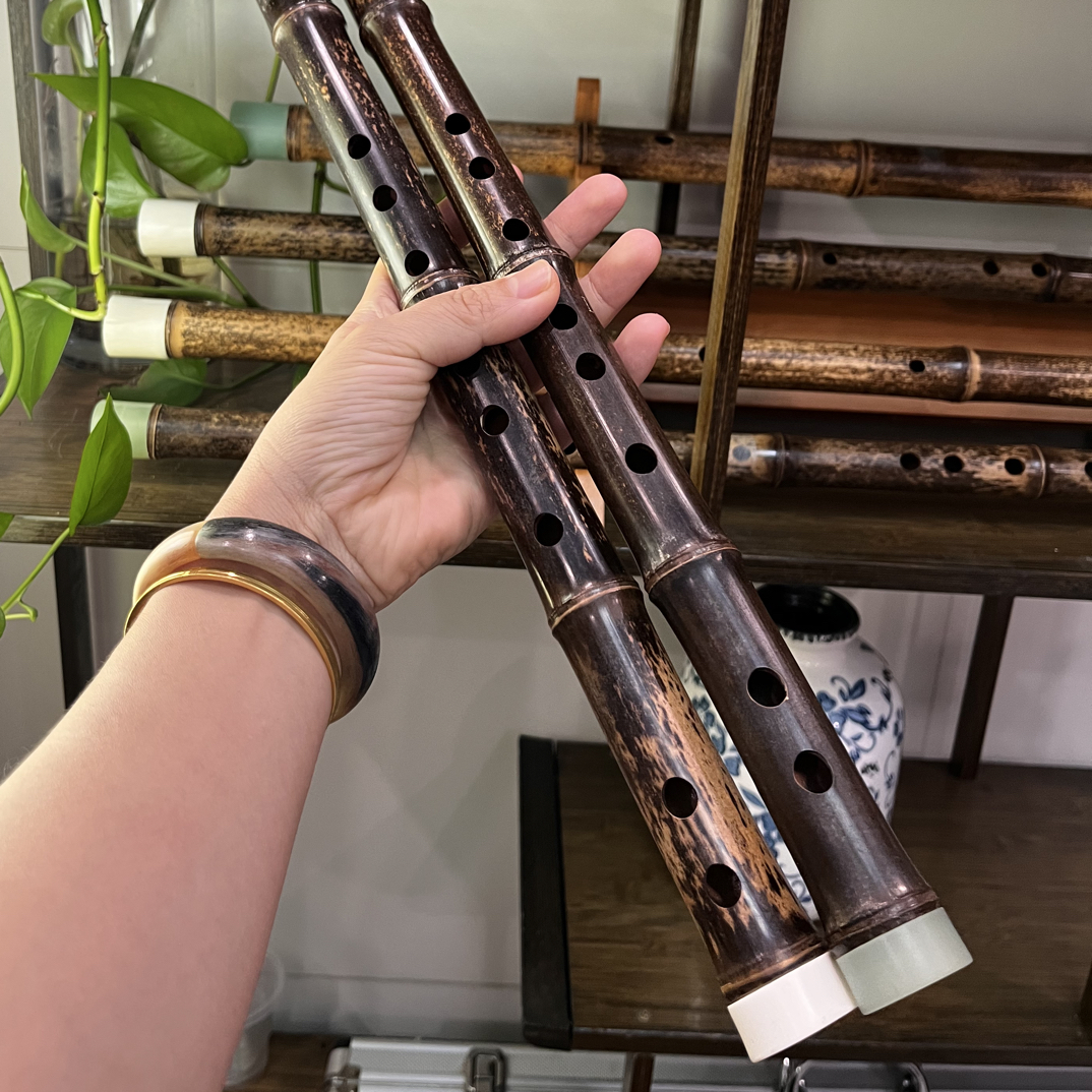 高档紫竹老料笛子厂家直销大共鸣大音量专业演奏古风横笛乐器