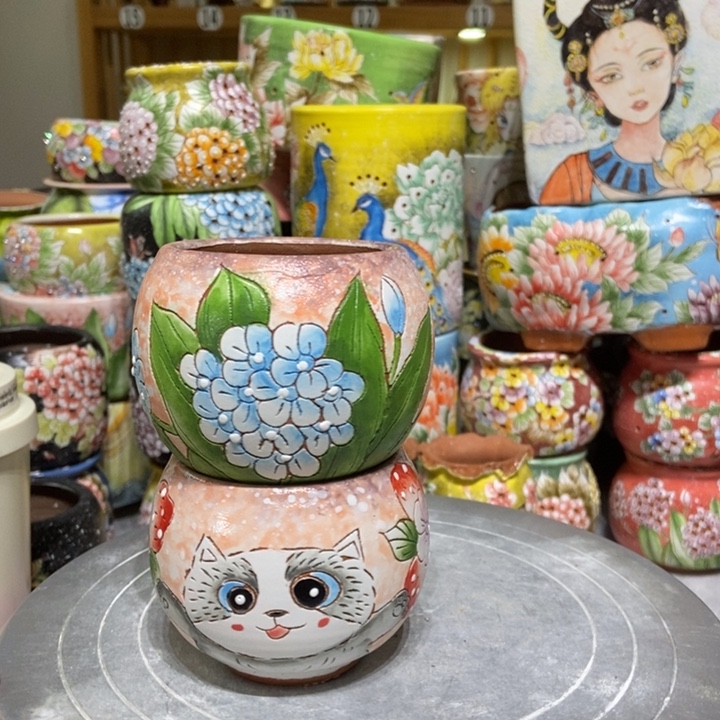 景德镇艺术手绘作品