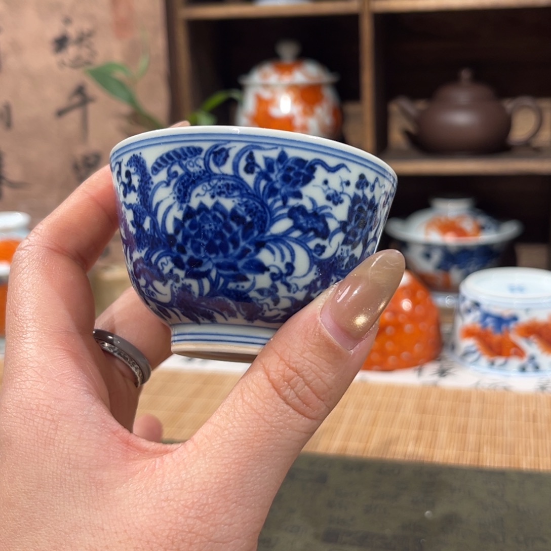 杯子陶柴窑景德镇陶瓷主人杯