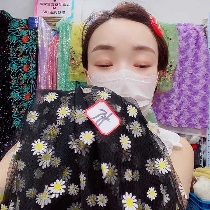 网纱h黑色网纱布料