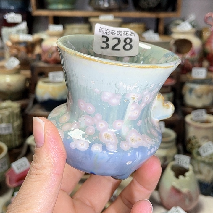 红陶内口径6高度7