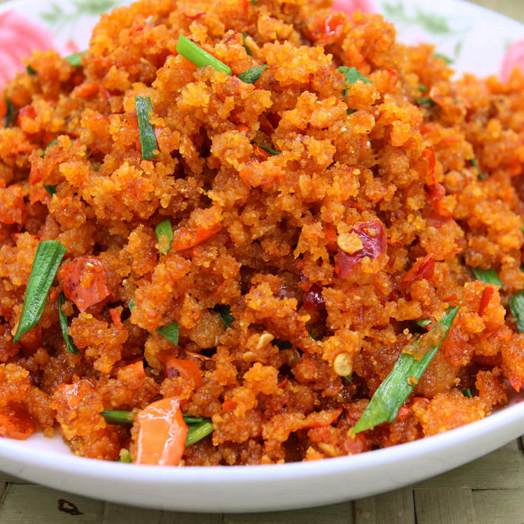 神农架农家自做生炸辣椒【酱豆子】