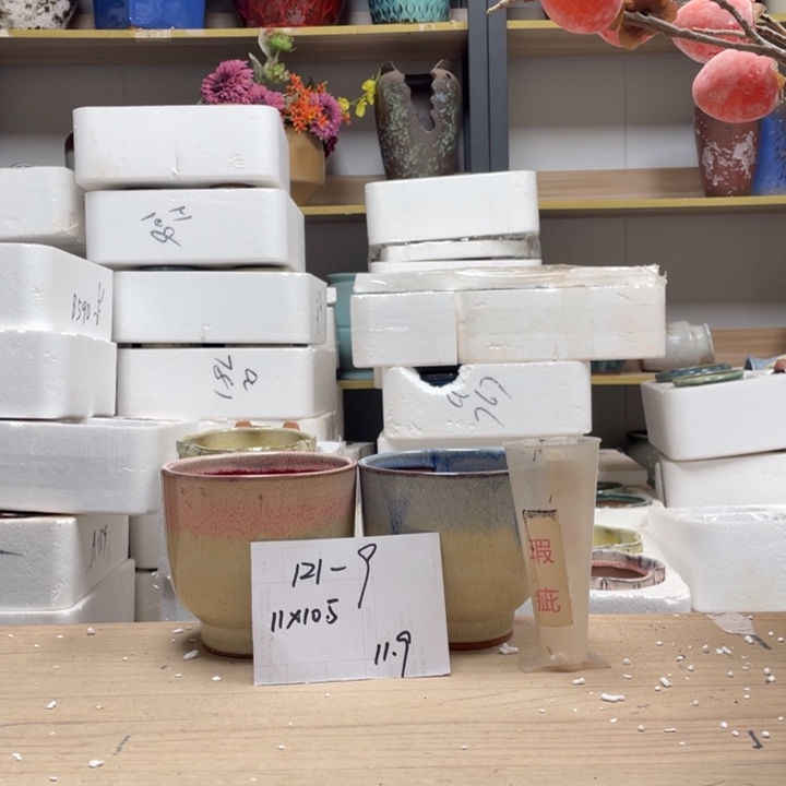 粗陶多肉花盆微瑕9