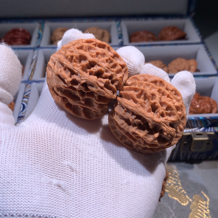 文玩核桃把件森苹果园3708