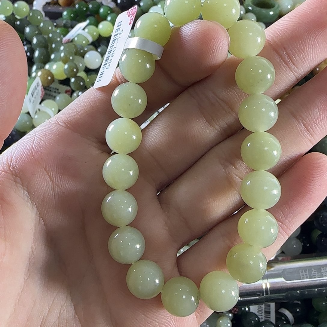 和田玉手链未镶嵌238