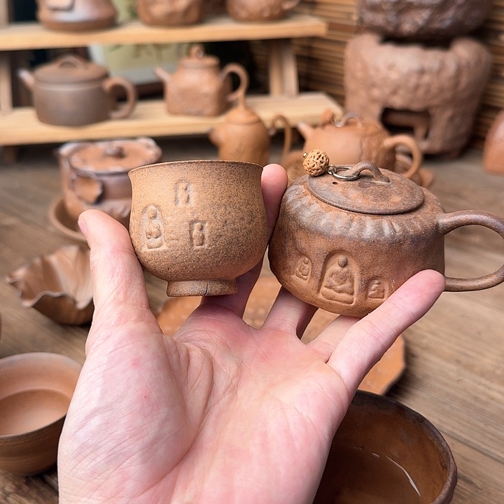 原矿老岩泥茶器系列