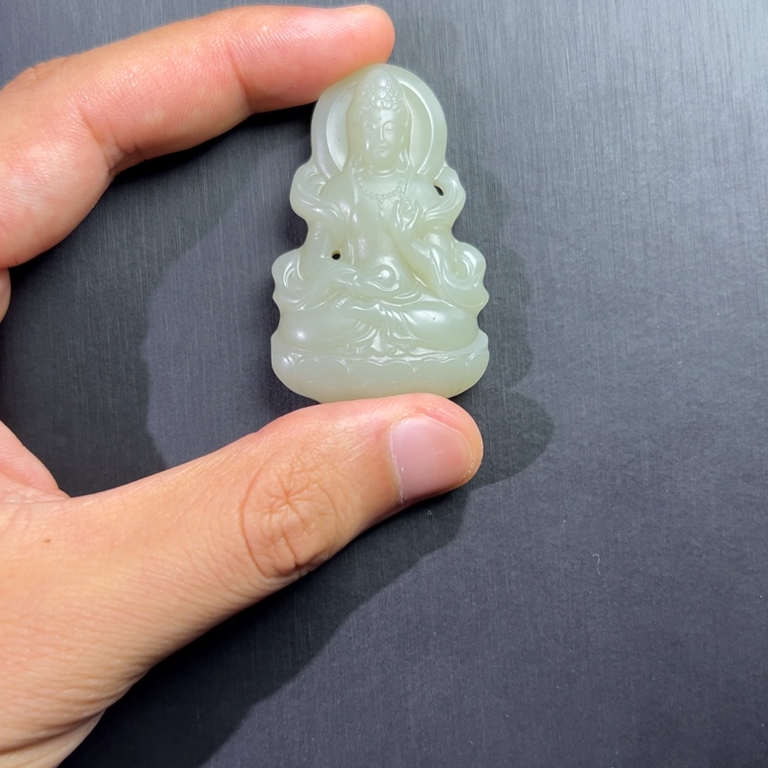 和田玉（青白玉）未镶嵌颈饰