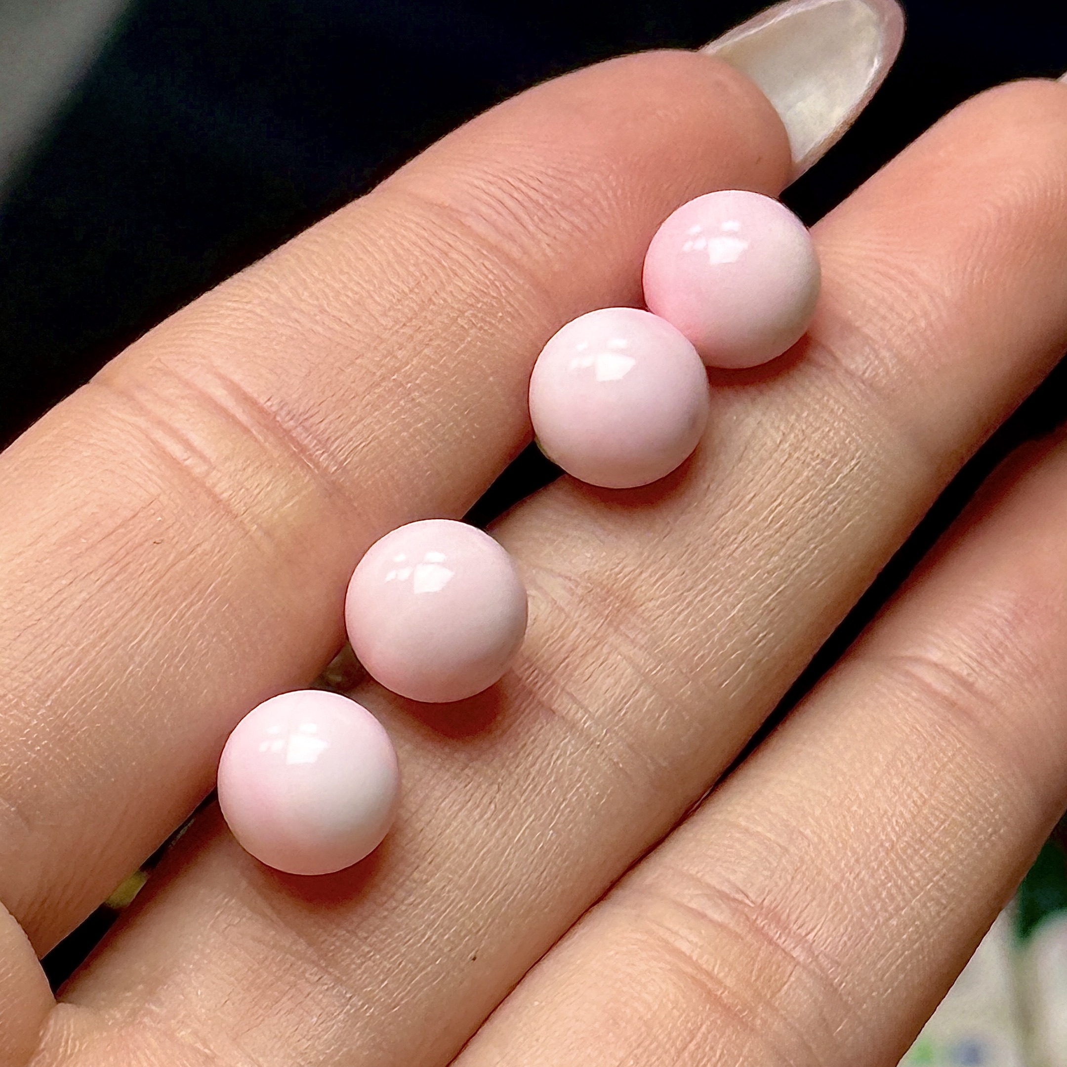 【AT】婴儿粉耳钉（多样性发其一）